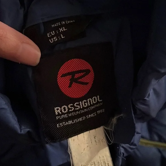 ROSSIGNOL Blue Puffer Jacket - Picture 10 of 16